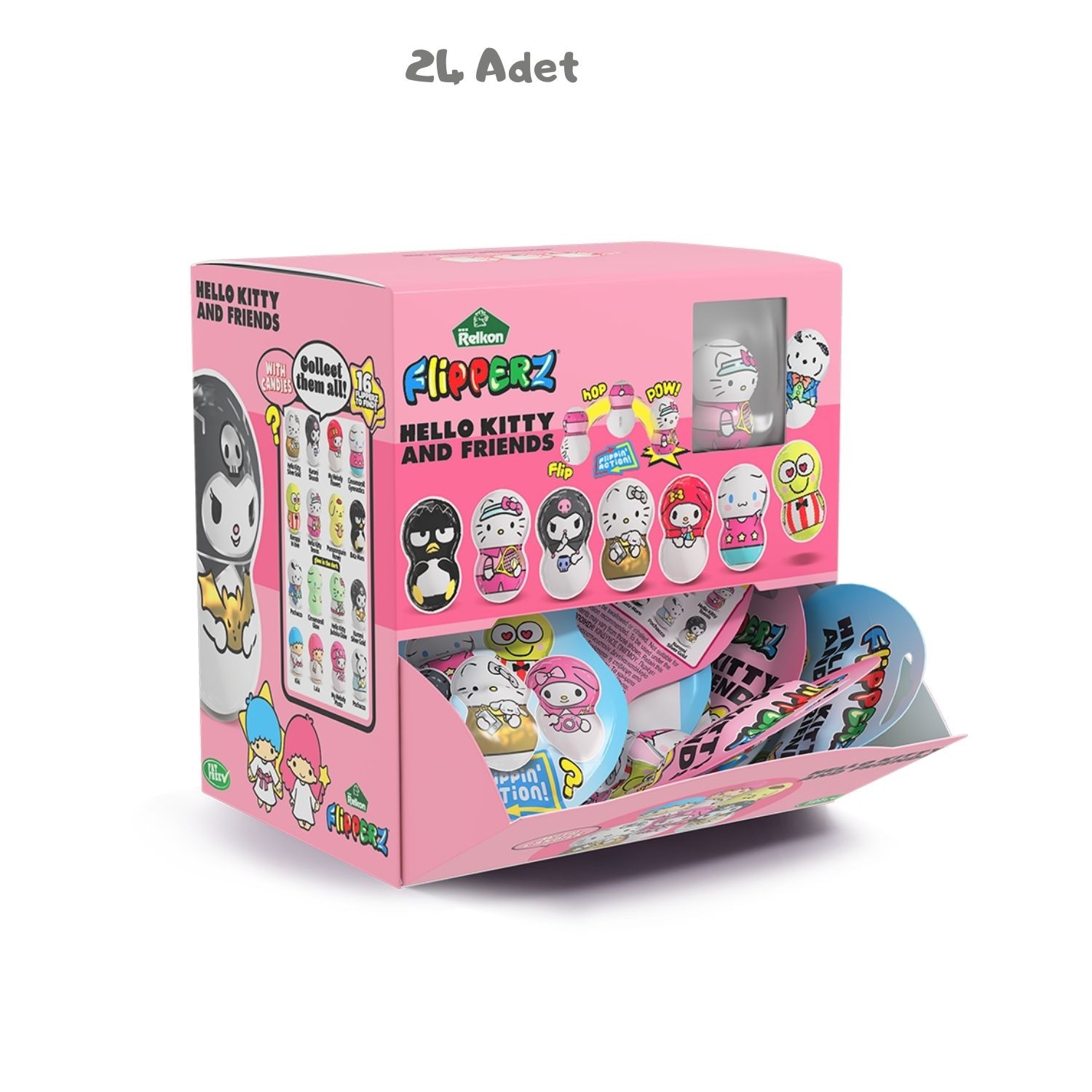 Hello Kitty & Friends Flipperz (10 Gr) 24 Adet