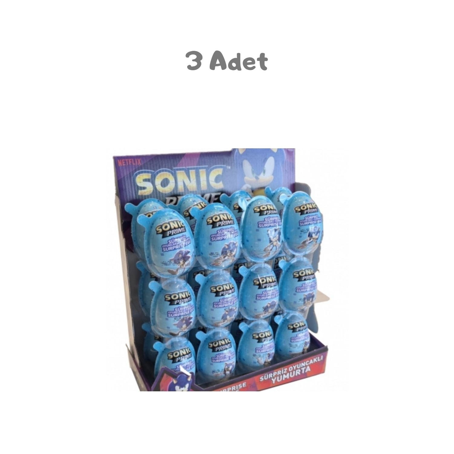 Sonic Sürpriz Yumurta (17,5 Gr) 3 Adet