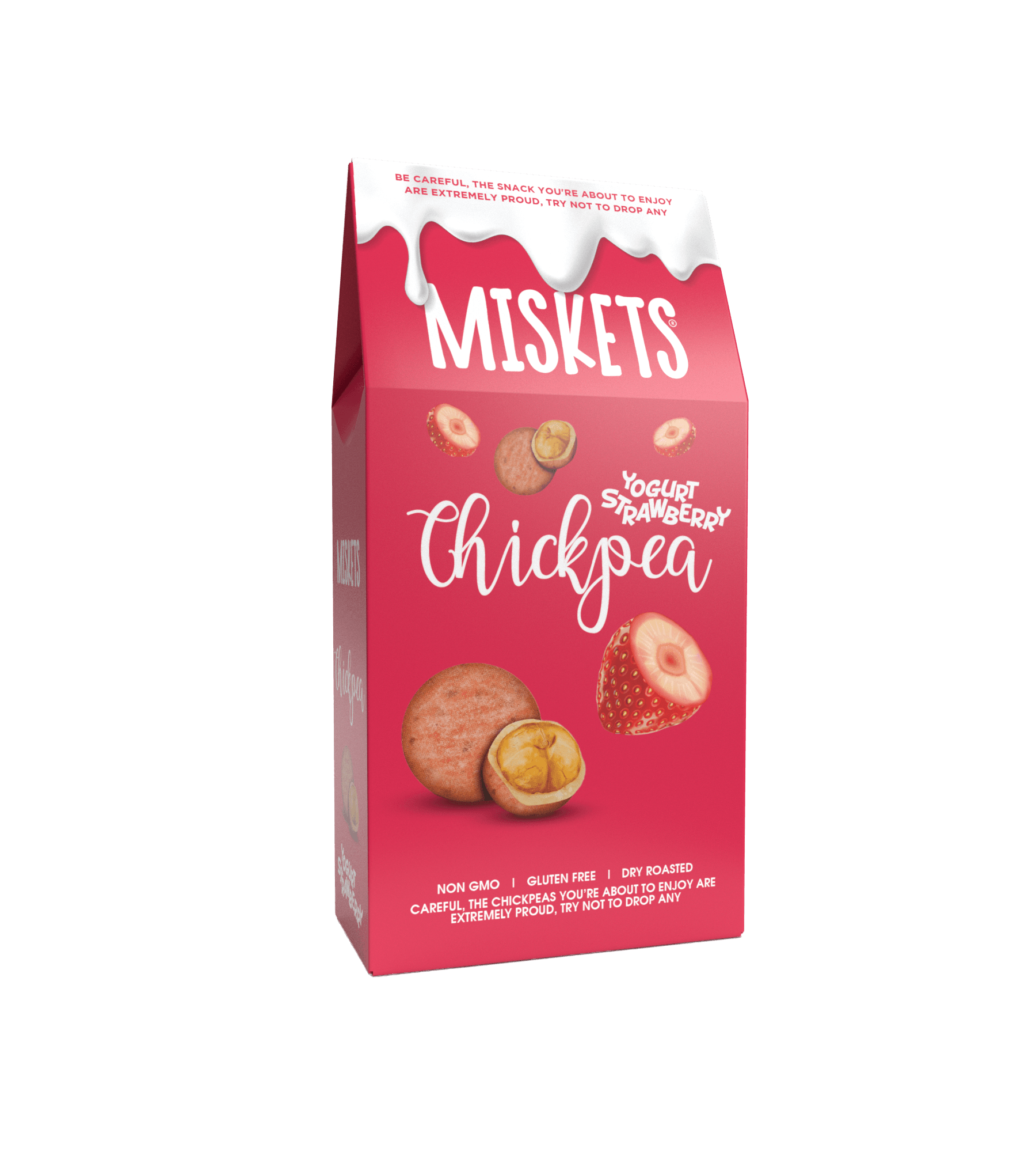 Miskets Çilek Aromalı Leblebi Draje (80 Gr)