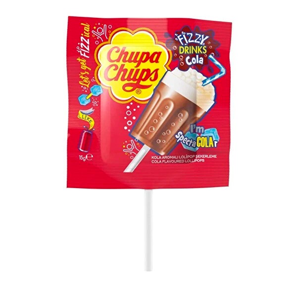 Chupa Chups Fizzy Drinks Cola Lolipop (15 Gr)