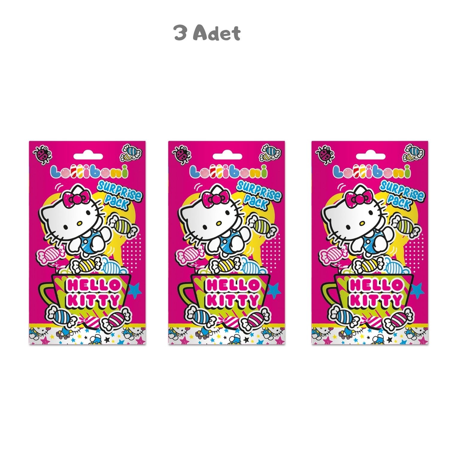 Hello Kitty Sürpriz Paket 8 Gr. 3 Adet