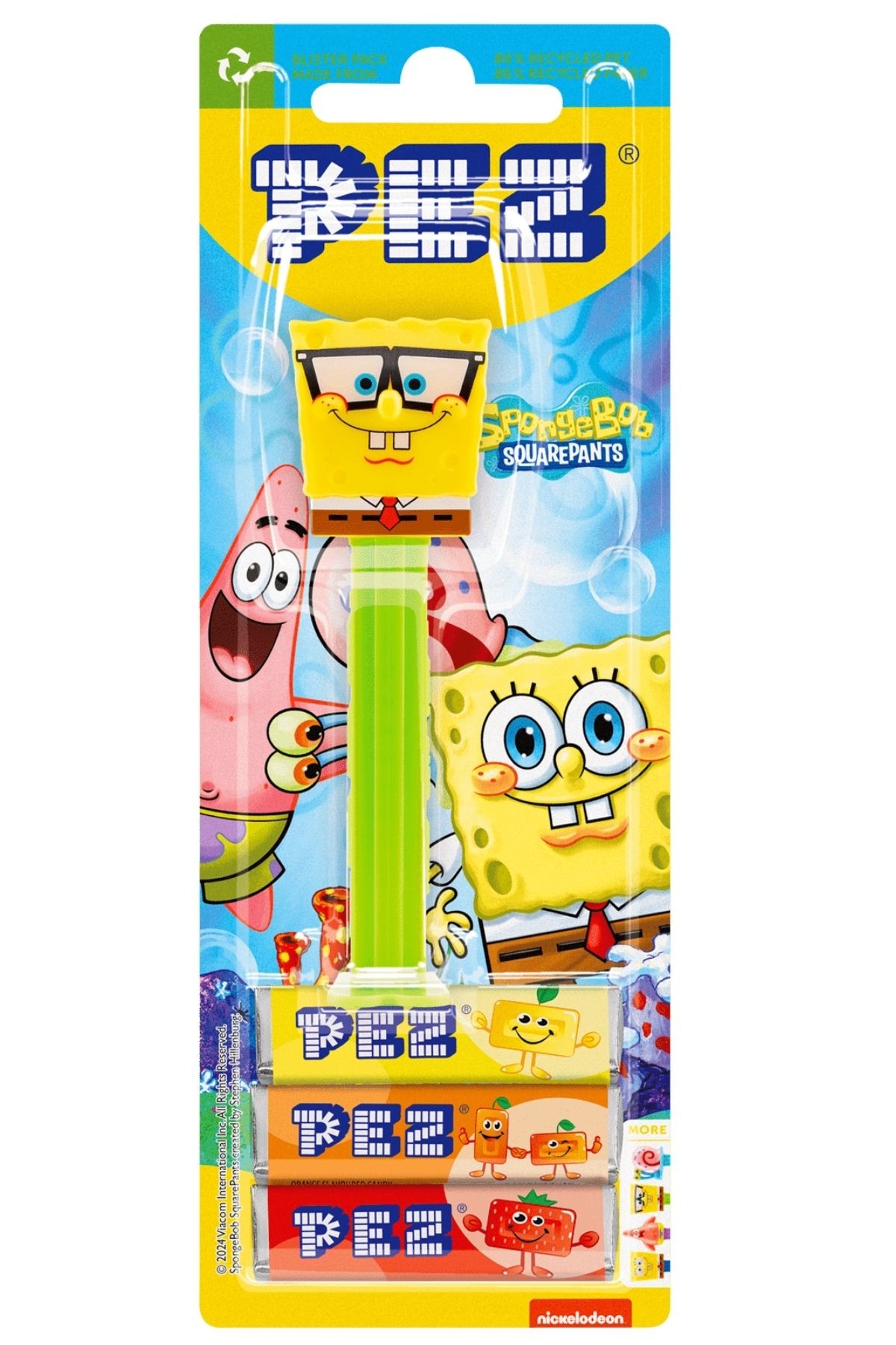 Pez Oyuncaklı Şeker Sponge Bob (Nerdy)
