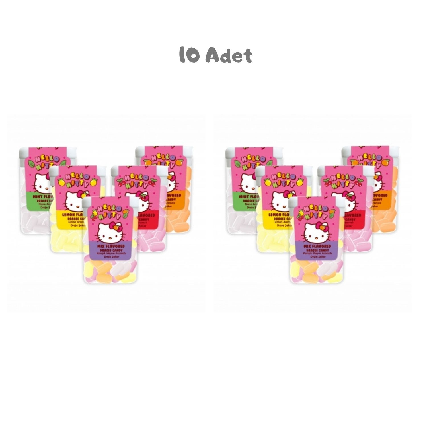 Hello Kitty Tik Tak Şeker (10 Gr.) 10 Adet