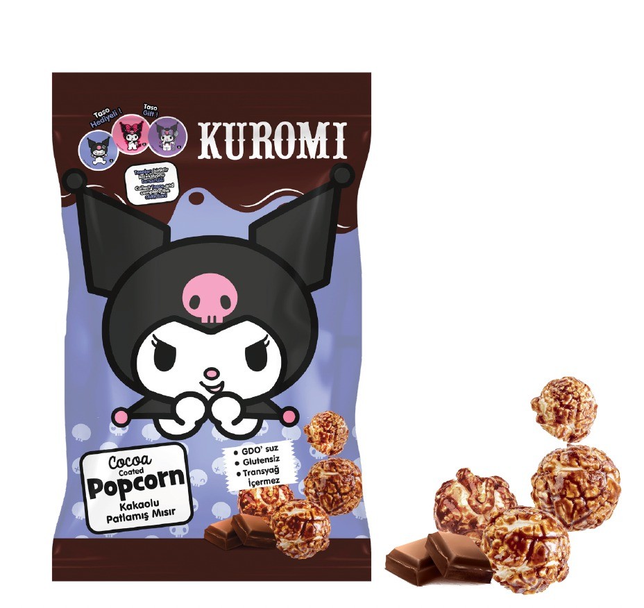 Kuromi Çikolatalı Patlamış Mısır 50g