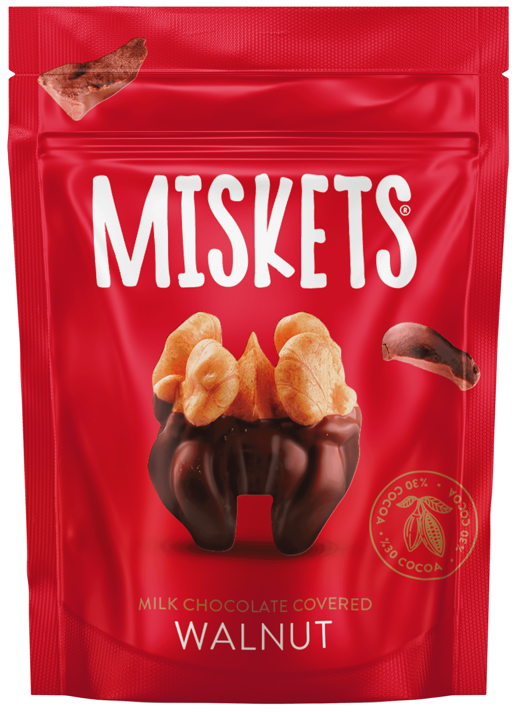 Miskets Sütlü Çikolata Kaplı Ceviz 70g