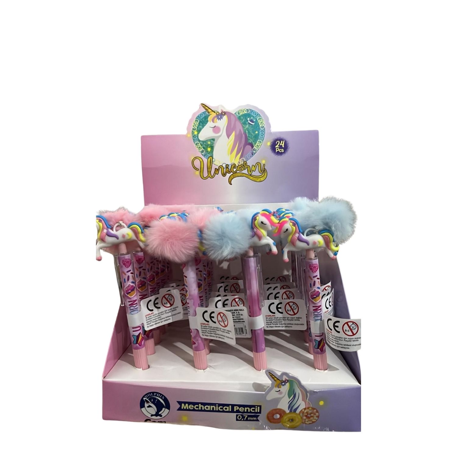 Unicorn Ponponlu Versatil Kurşun Kalem 0.7 mm 1 Adet