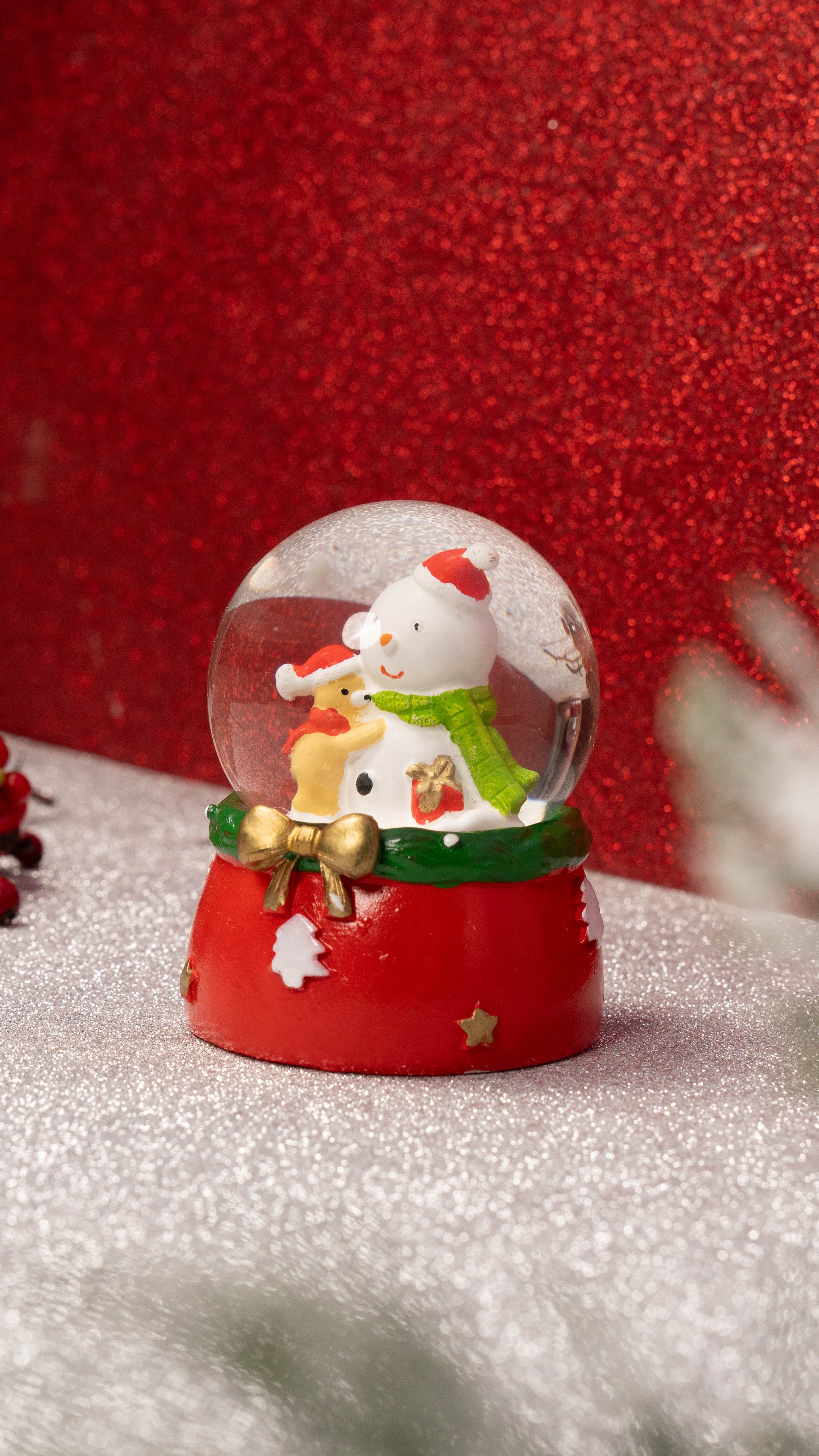 Taros Orta Boy Işıklı Yılbaşı Kar Küresi (9423) 1 Adet