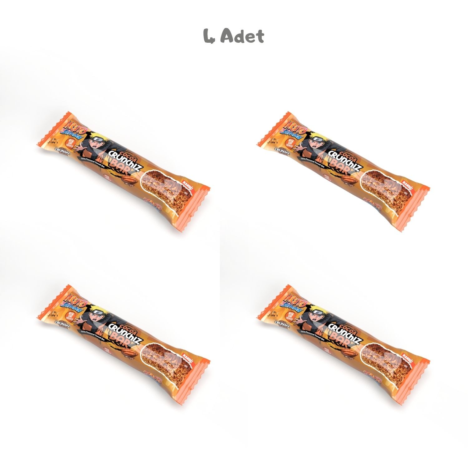 Crunchiz Bar Cocoa 26.5g 4 Adet