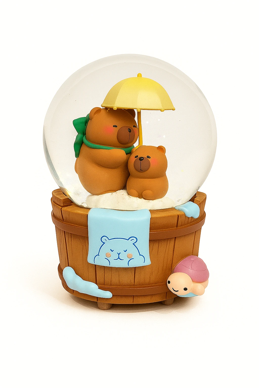 Taros Orta Boy Işıklı Capybara Kar Küresi (9373) 1 Adet