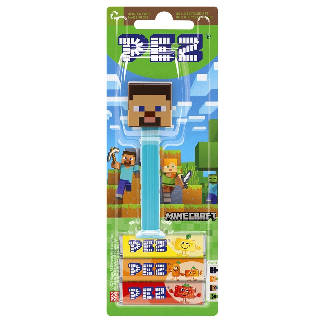 Pez Oyuncaklı Şeker Minecraft (Steve)