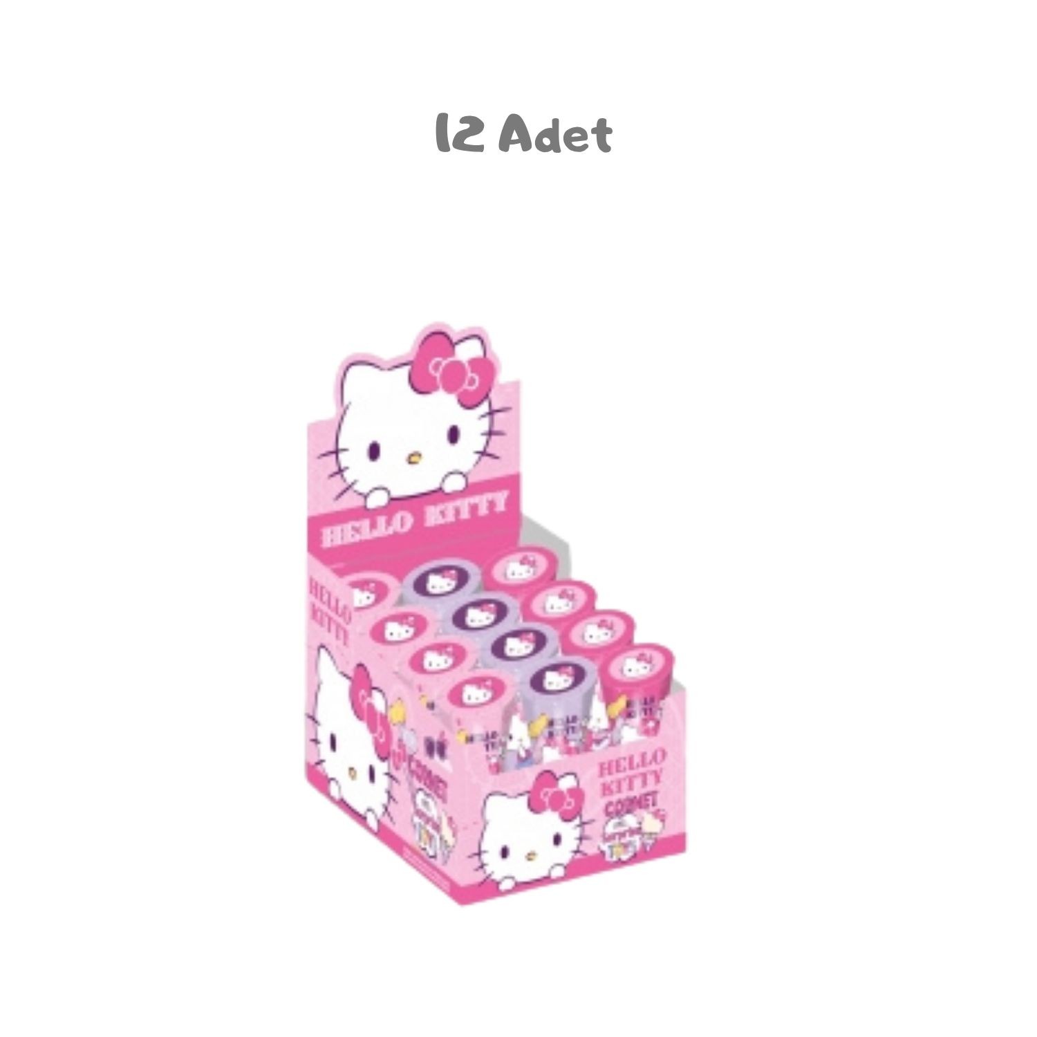 Hello Kitty Sürpriz Oyuncaklı Kornet 25 Gr. 12 Adet