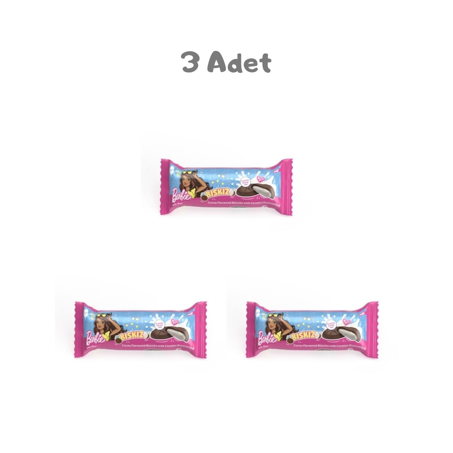 Biskiz Coconut 45g 3 Adet