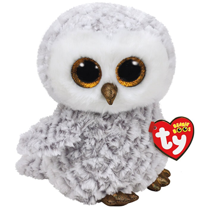 TY Beanie Boos Owlette - Beyaz Baykuş Peluş Oyuncak 15 cm