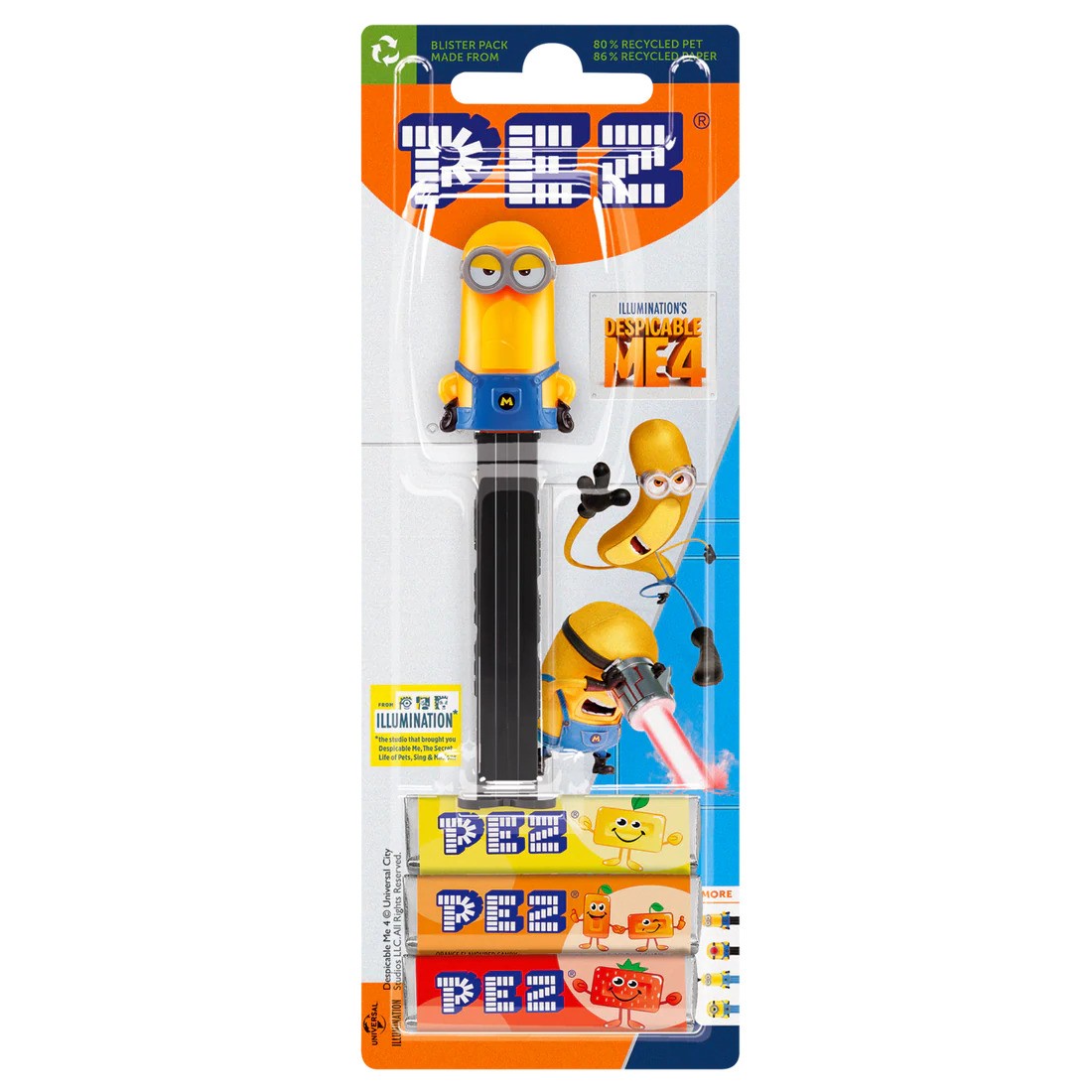 Pez Oyuncaklı Şeker Minions (Mega Tim)