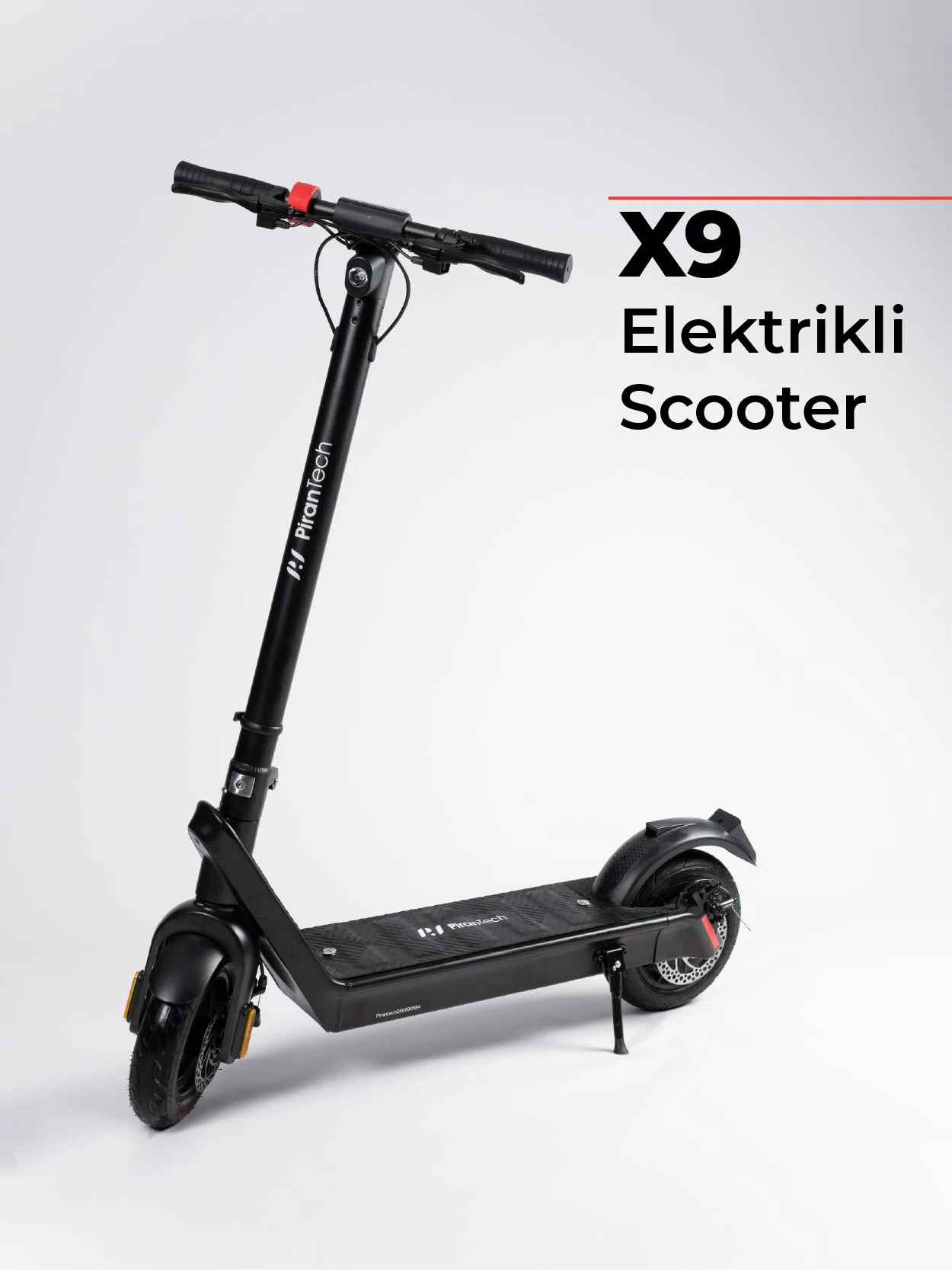 X9 Elektrikli Scooter - Çıkartılabilir Bataryalı Katlanabilir Scooter