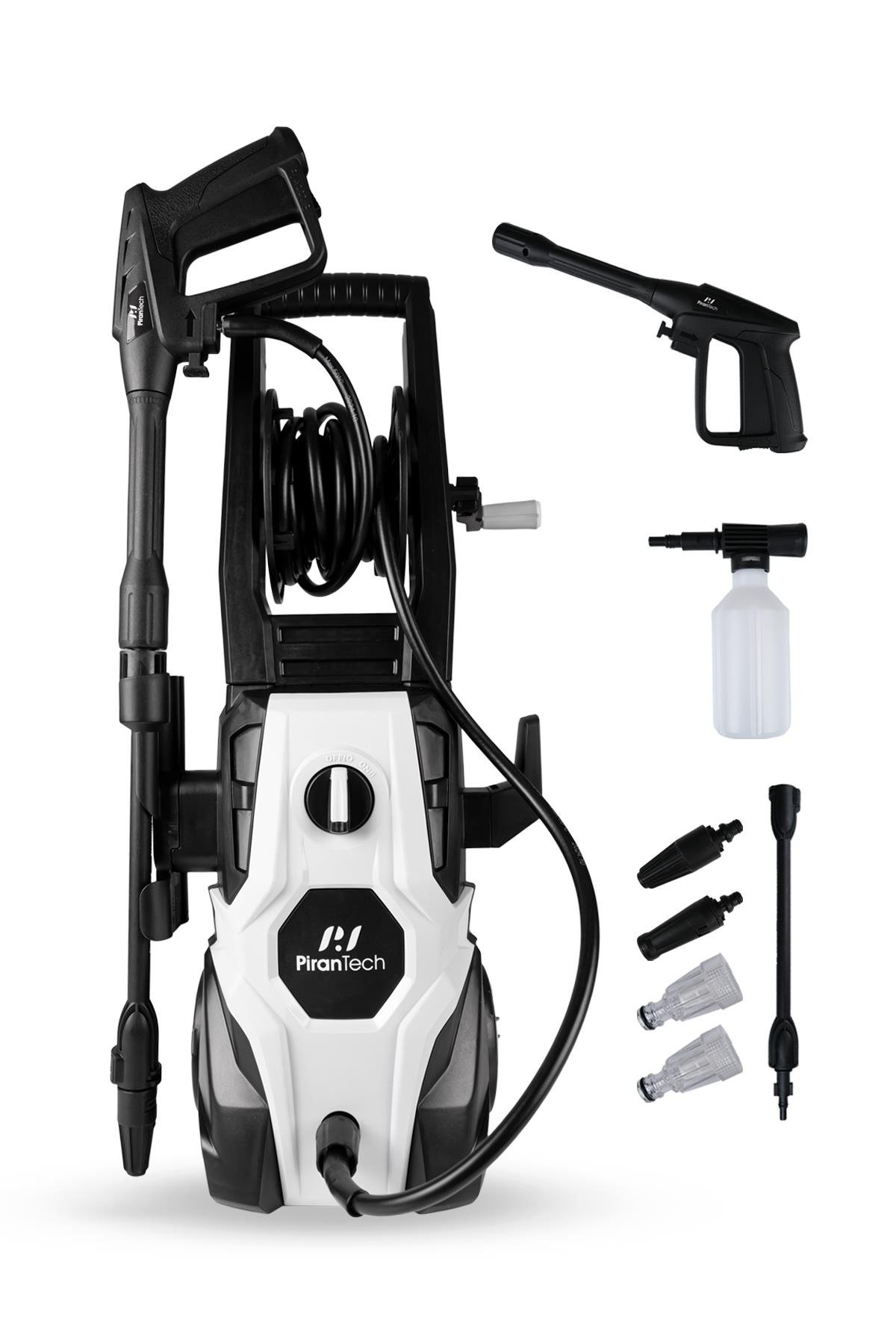 VCR-100P Yüksek Basınçlı Oto Yıkama Makinesi - 150 Bar Hortumlu ve Sprey Tabancalı