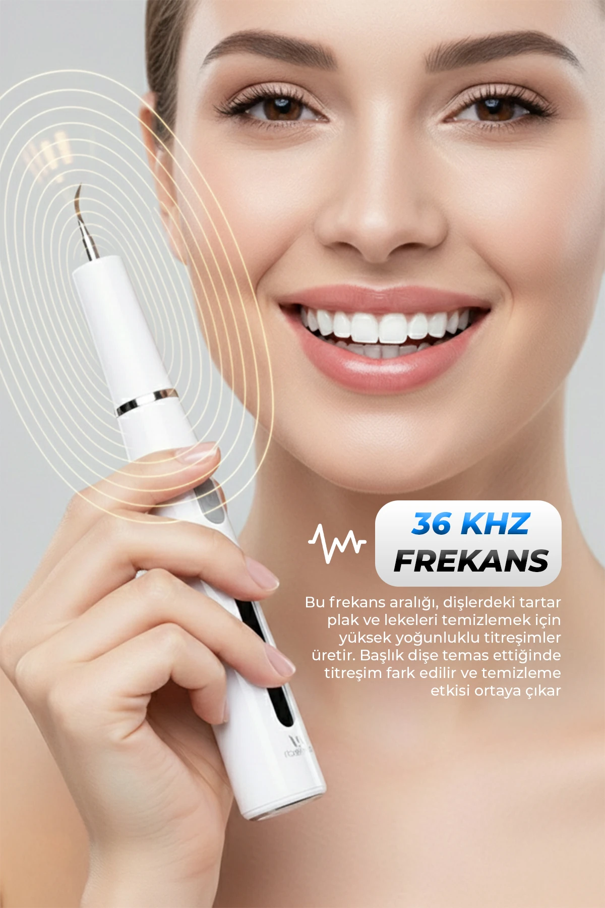 Pirantech C12M Profesyonel Diş Temizleyici | 3 Modlu, 2 Başlıklı, USB Şarjlı, IPX7 Su Geçirmez