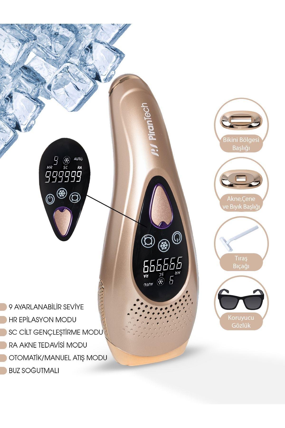 BHRL-10 Lcd Ekranlı 9 Seviyeli Cilt Gençleştirici Buz Lazer Ipl Epilasyon Tüy Alma Aleti