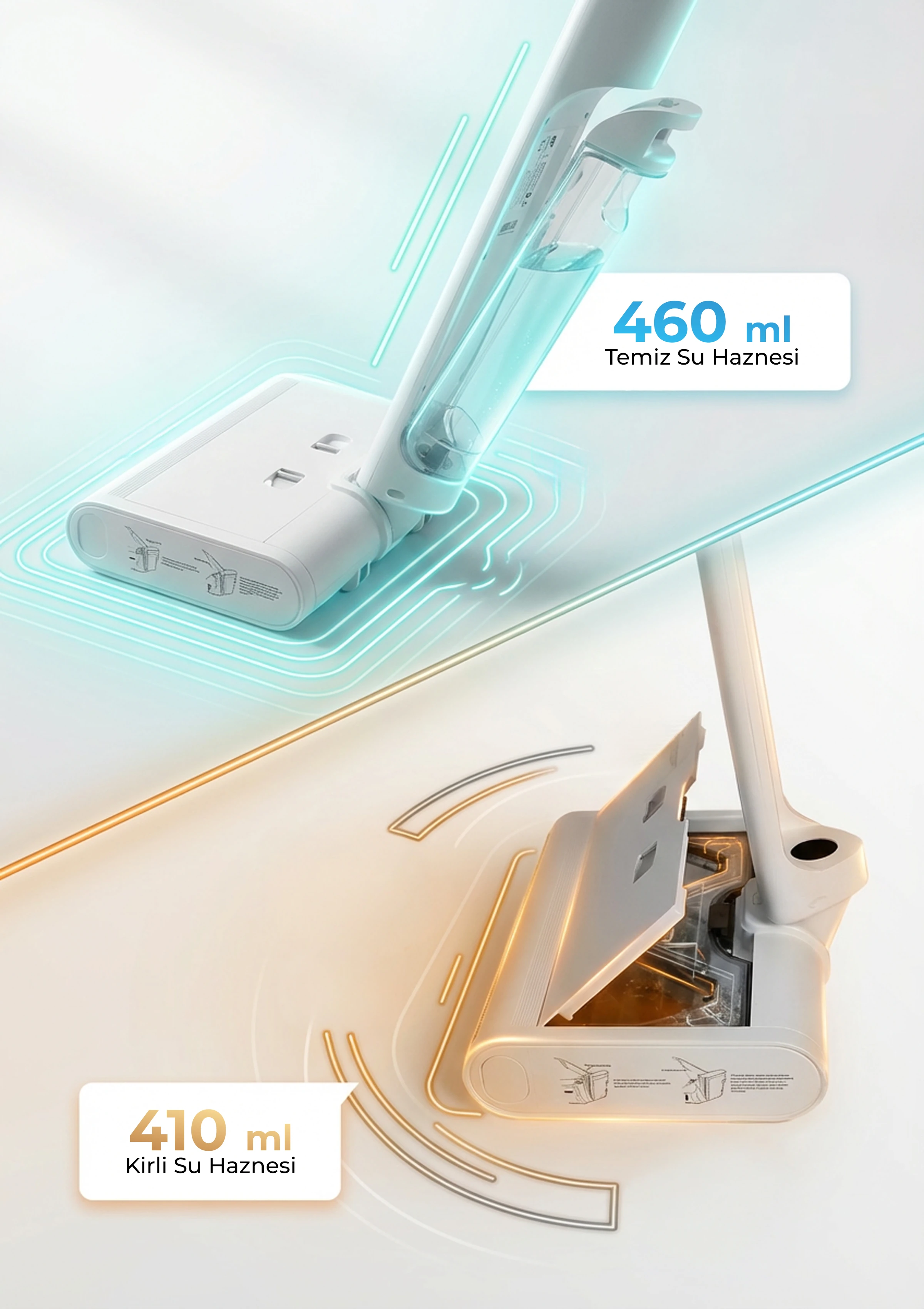 PiranTech M-210 Islak & Kuru Zemin Temizleyici