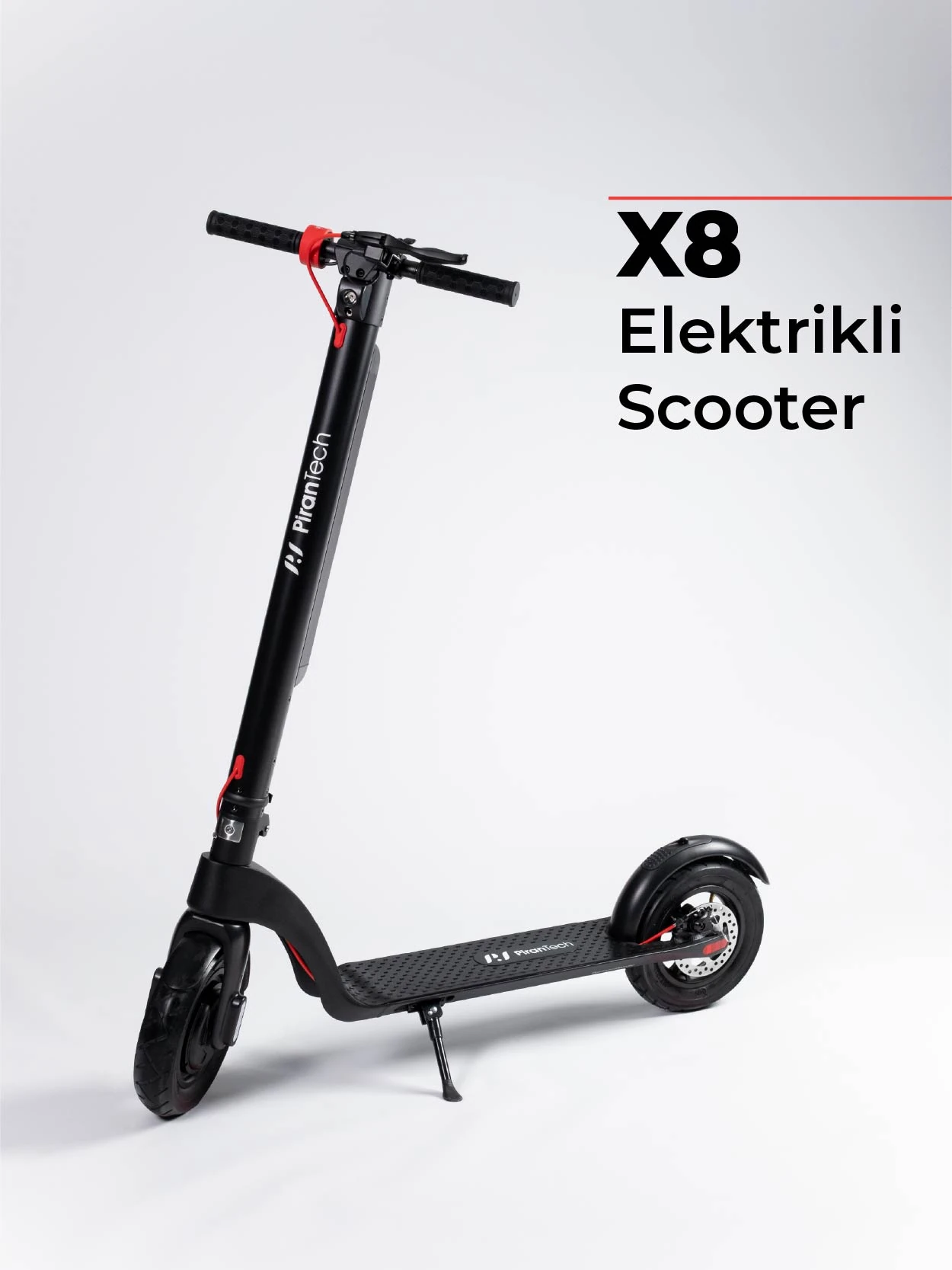X8 Elektrikli Scooter - Max 700 W - Çıkartılabilir Batarya Özellikli Scooter