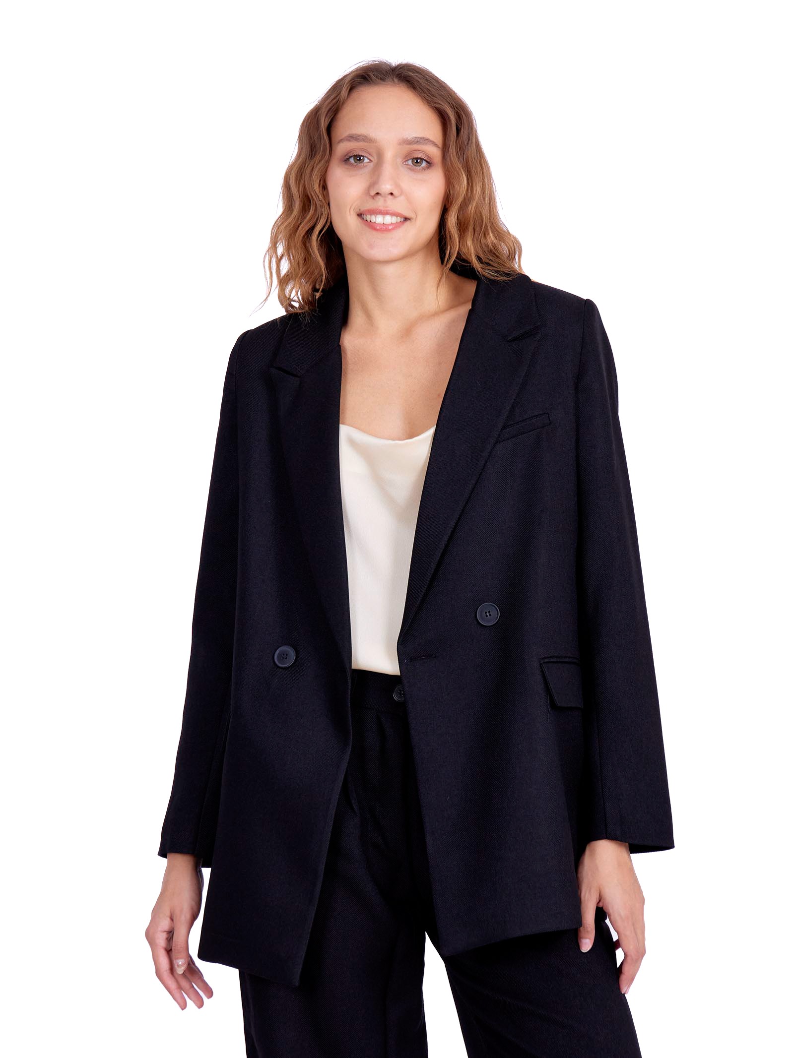 Classic loose fit blazer Black