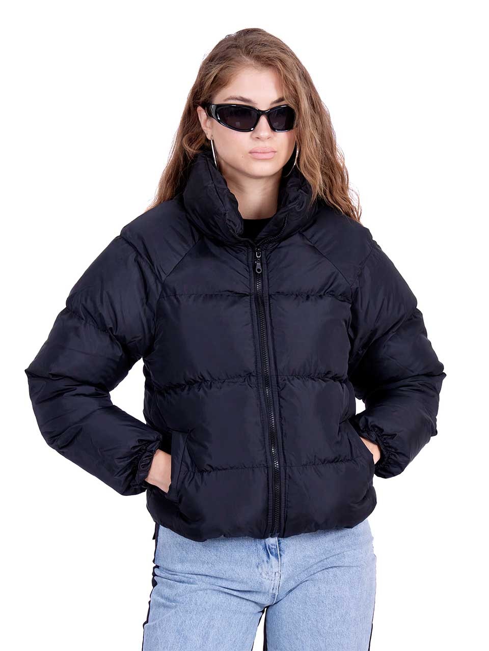 Regular Black winter jacket 