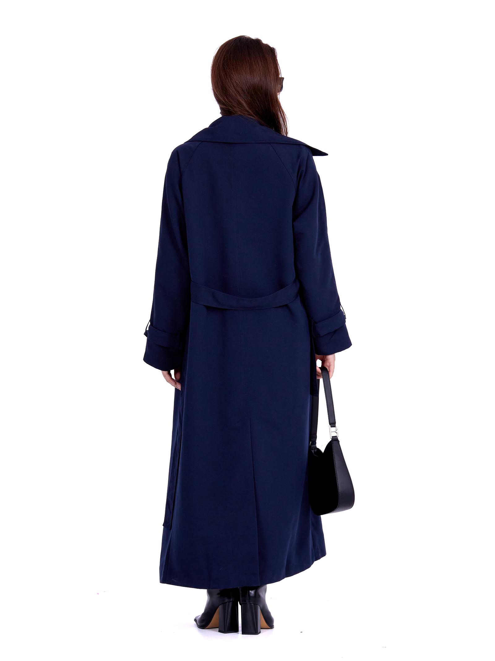 Button detailed oversized Trench coat in 