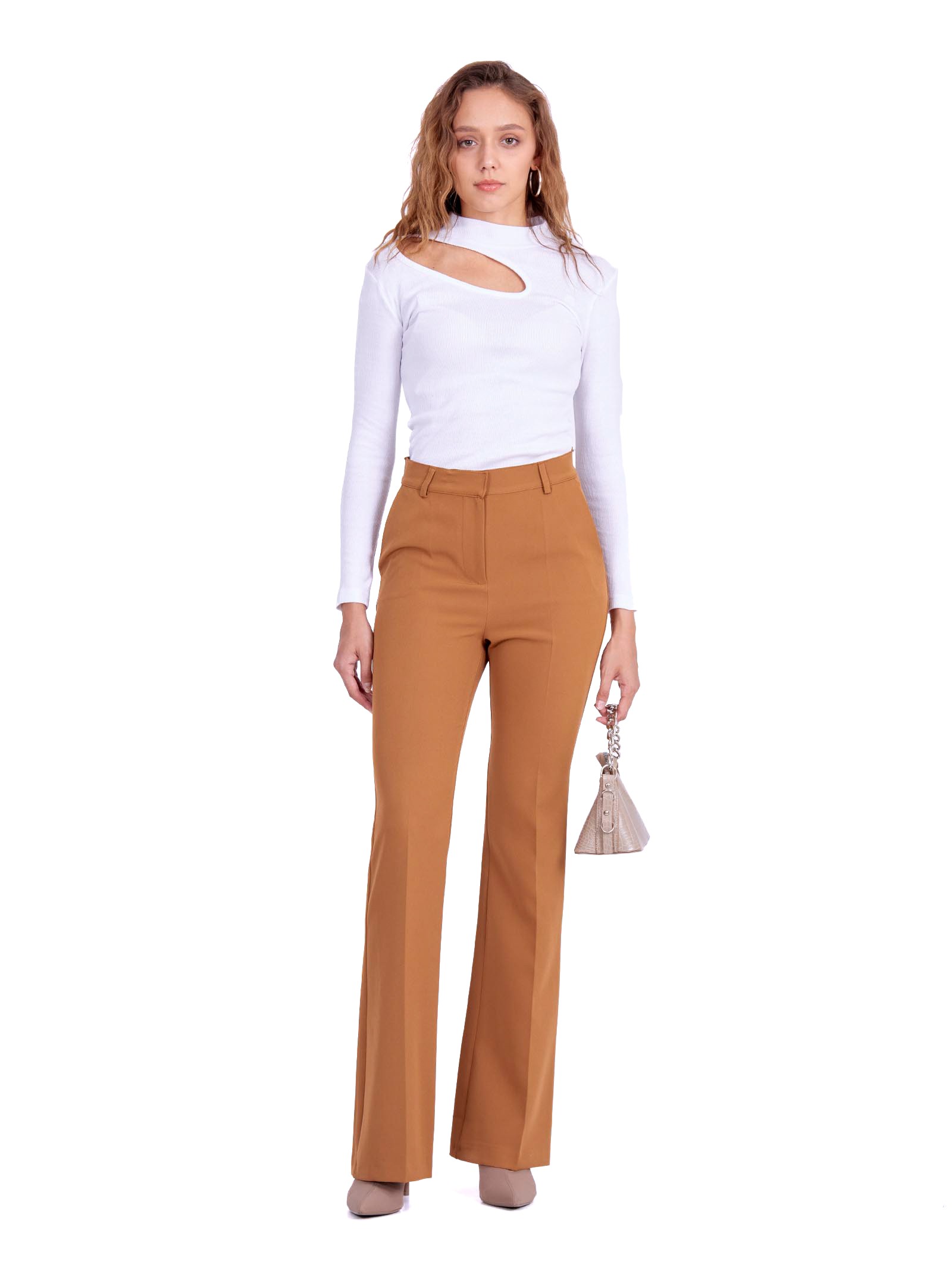 The bell bottoms Brown pants 