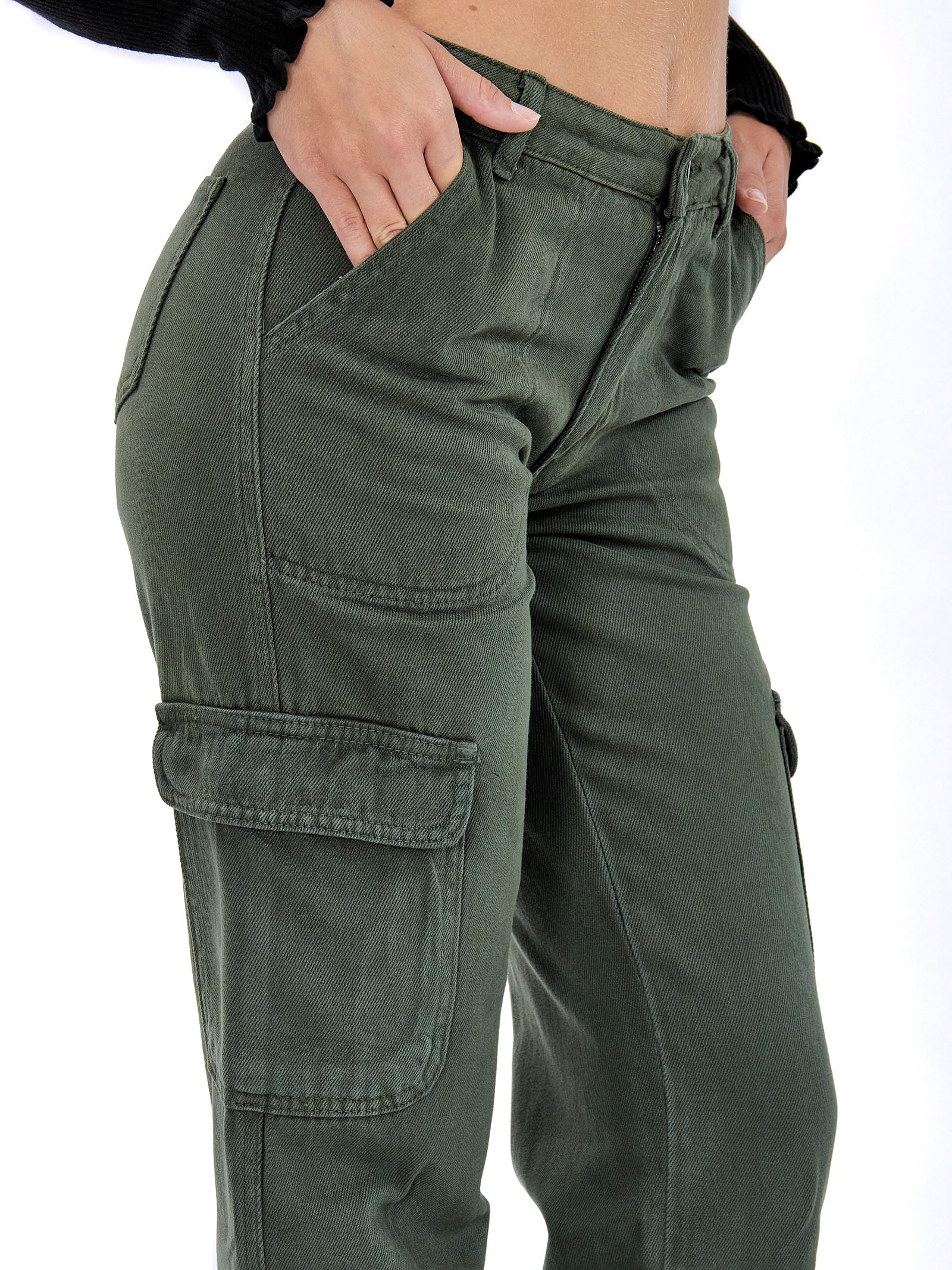 Cargo jeans Denim PNT green