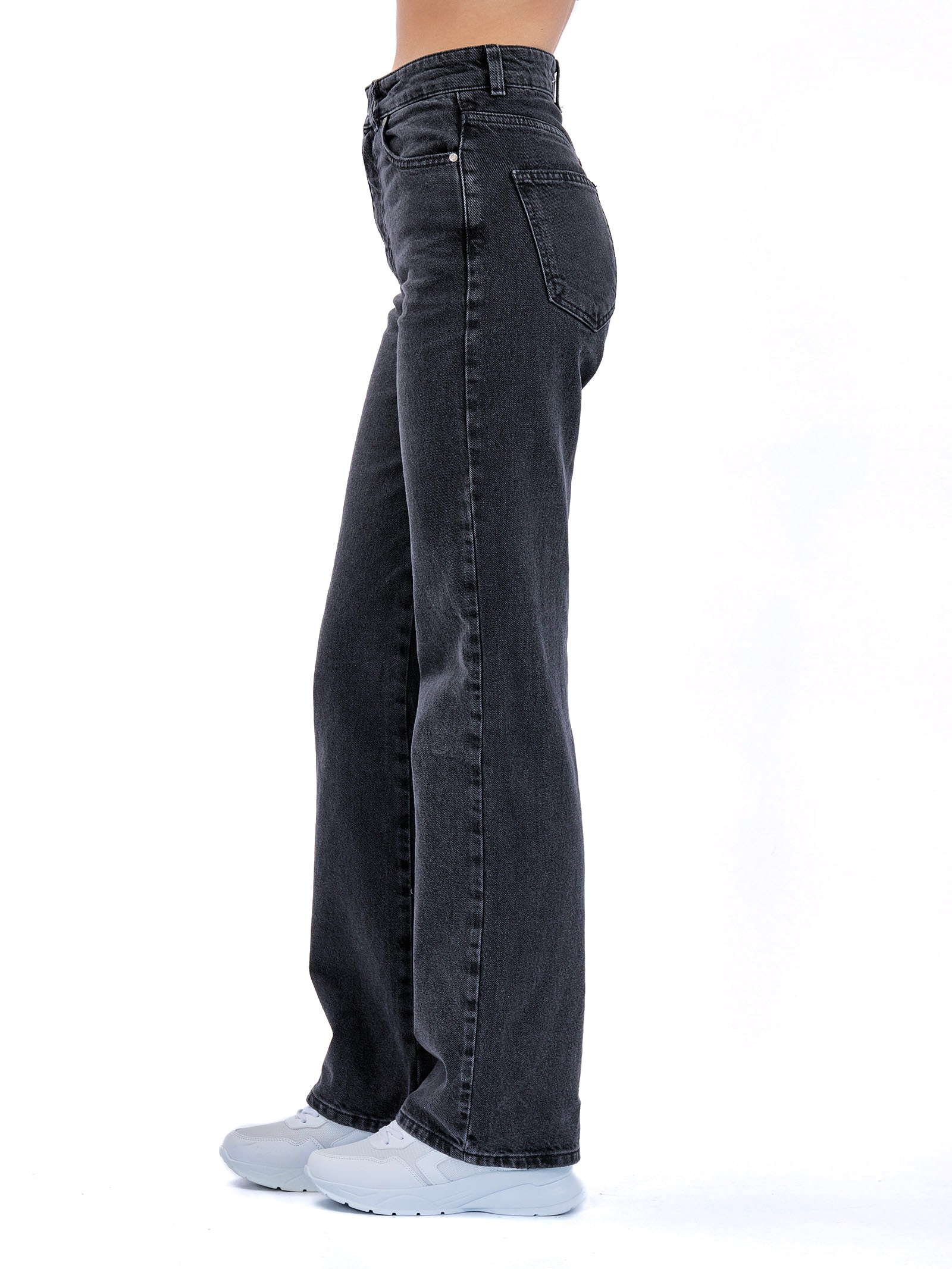 Women's wide leg Jeans Black