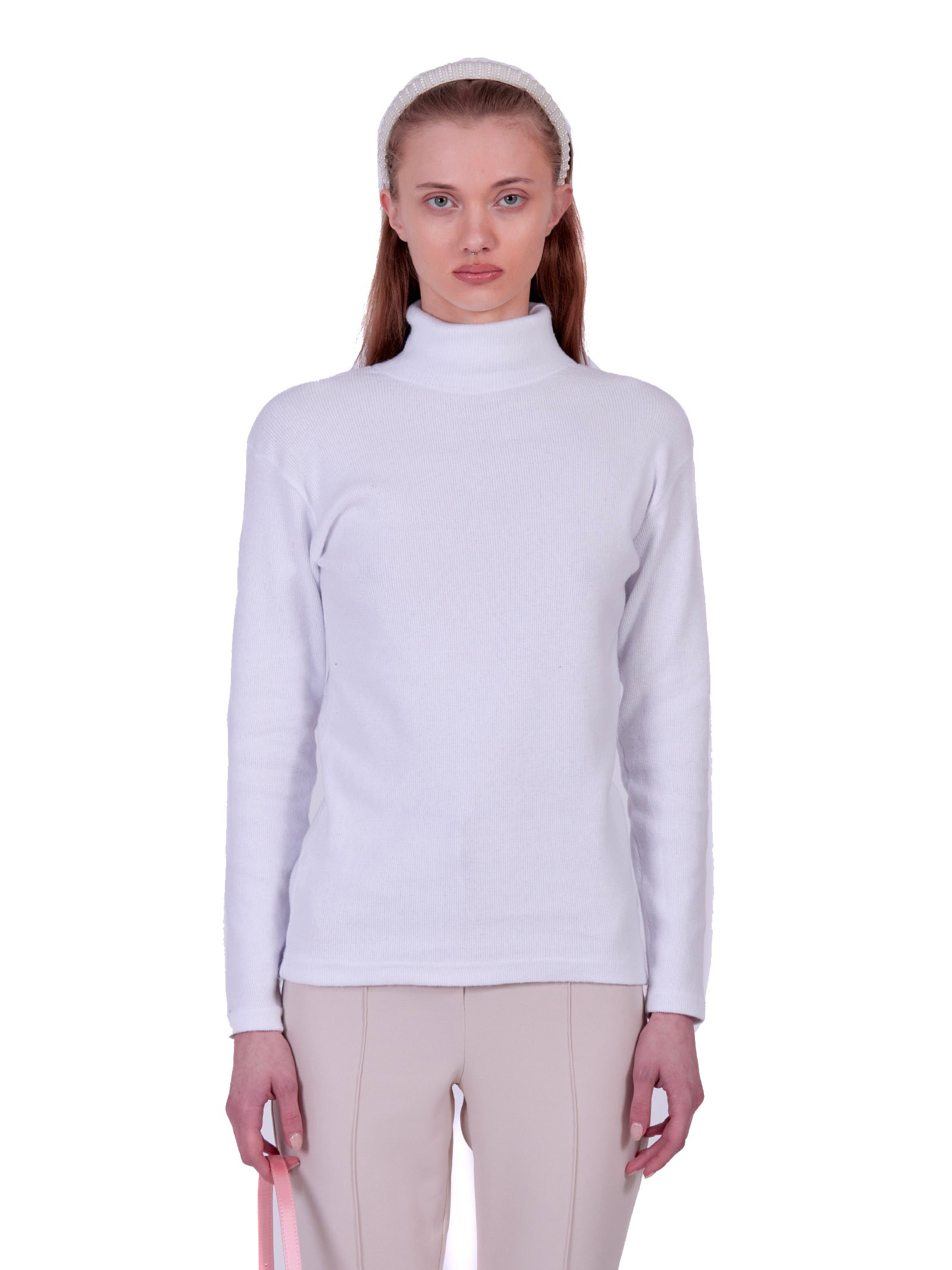 Unisex Cardigan Sweater White