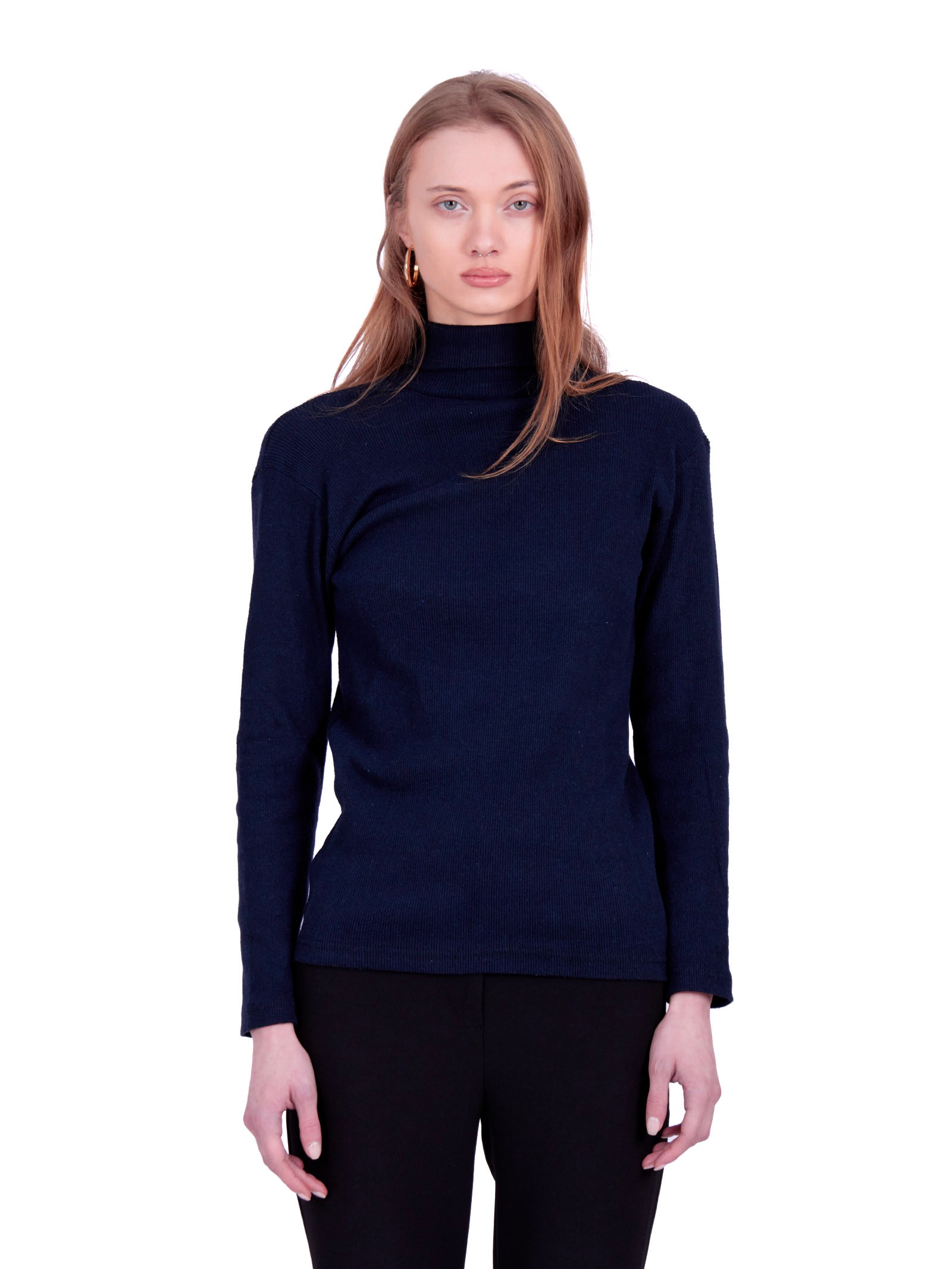 Unisex turtleneck Sweater Black