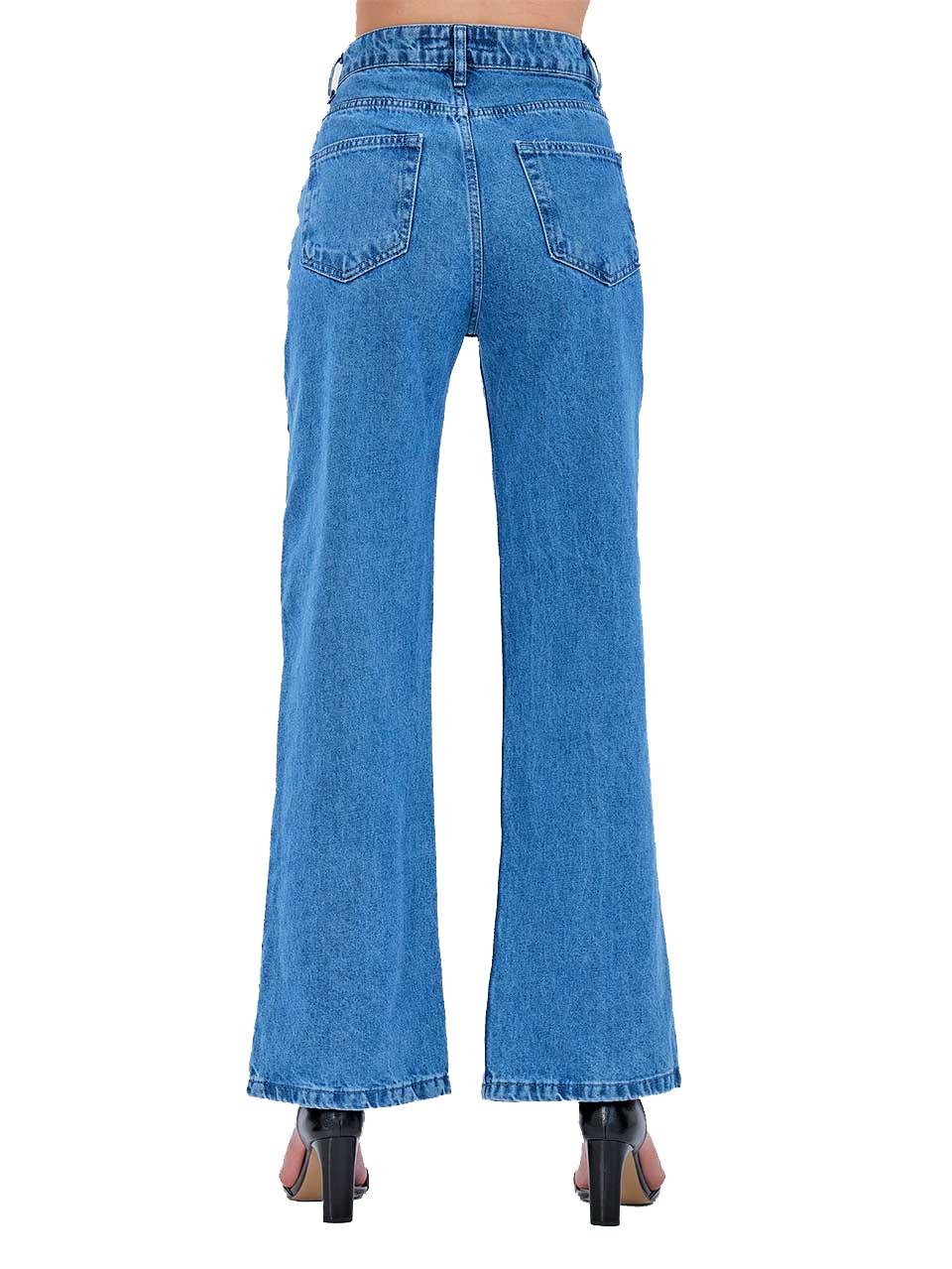 Wide leg Denim Jeans Dark Blue