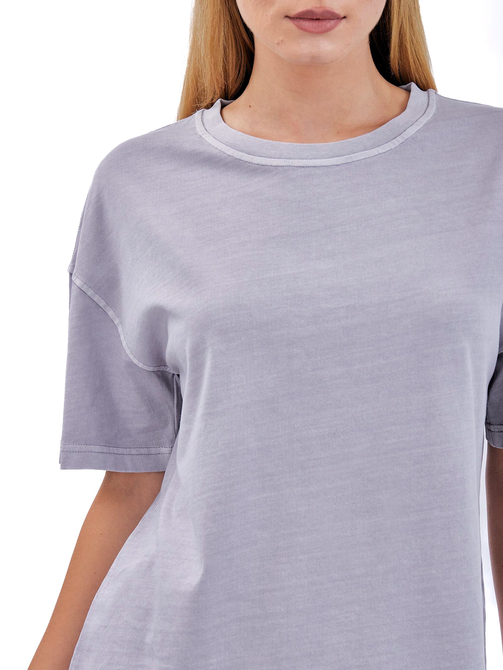 Faded Effect T-Shirt Grey