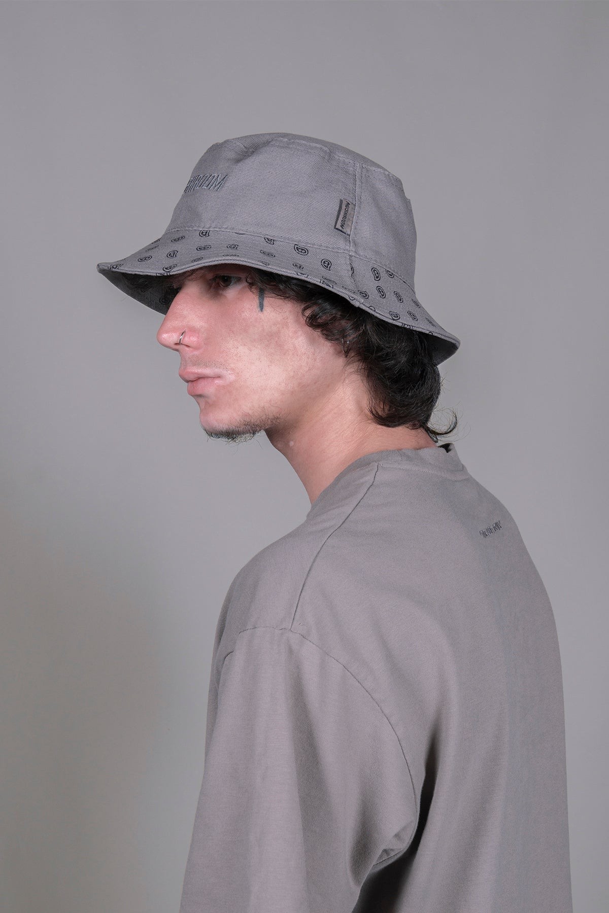 Mushroom ''The Dust Bowl'' Grey Bucket Hat