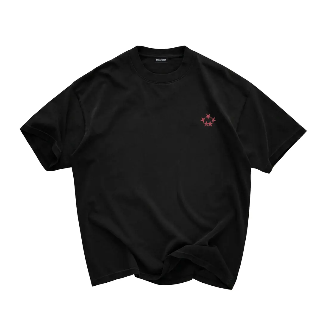 Script Black Tee