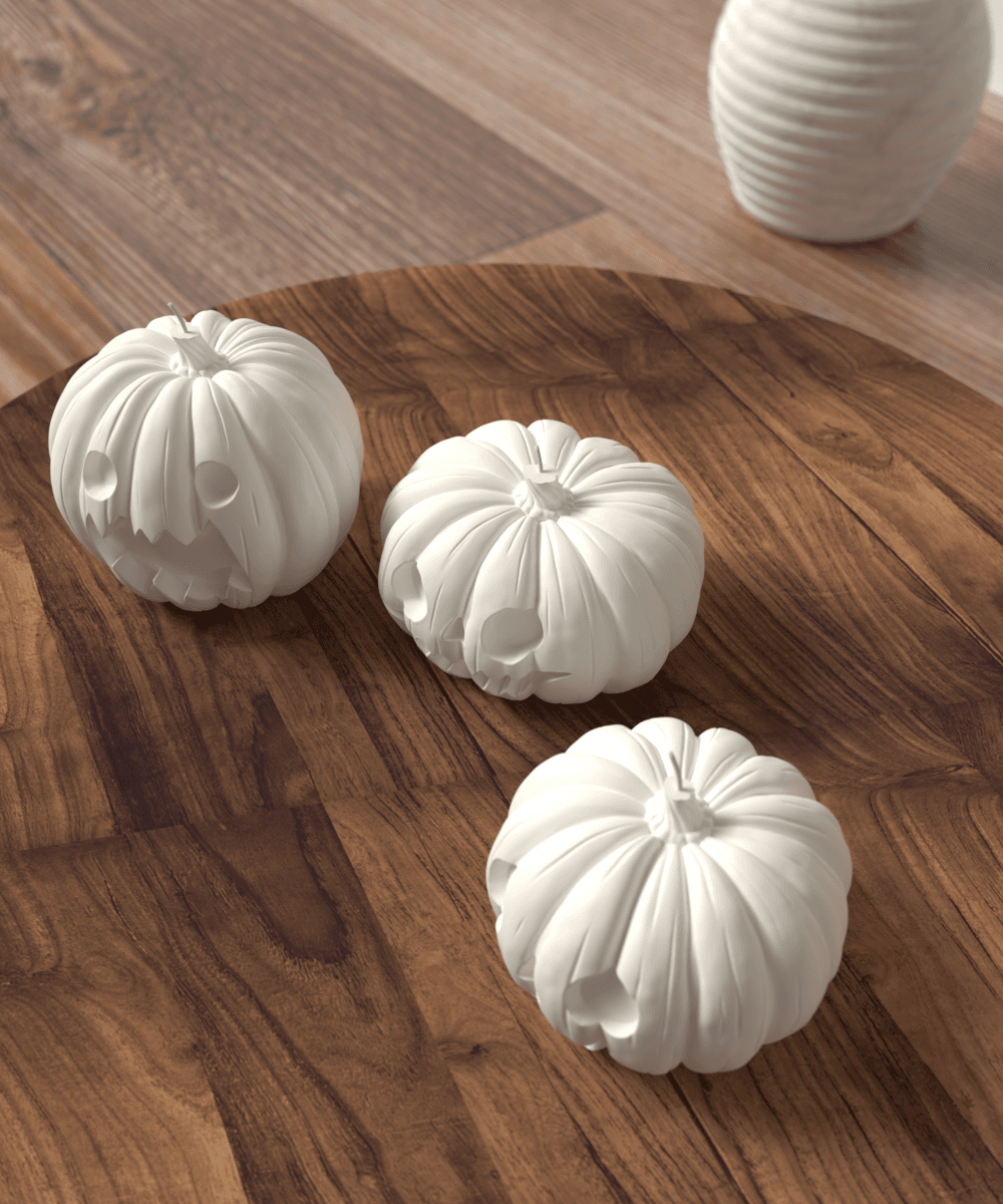 Halloween Pumpkin Mum 3lü
