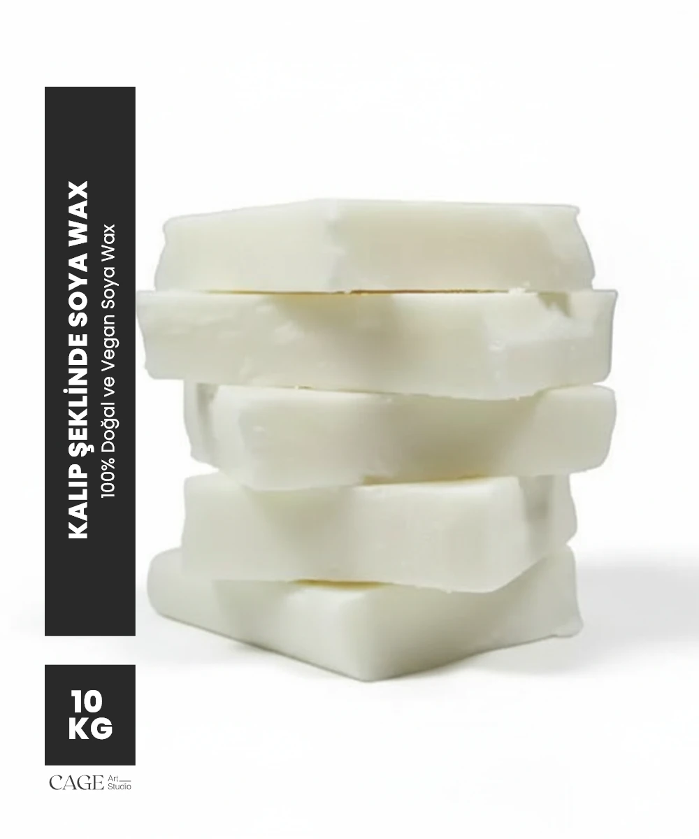 Doğal Soya Wax 10 KG (Kalıp şeklinde)