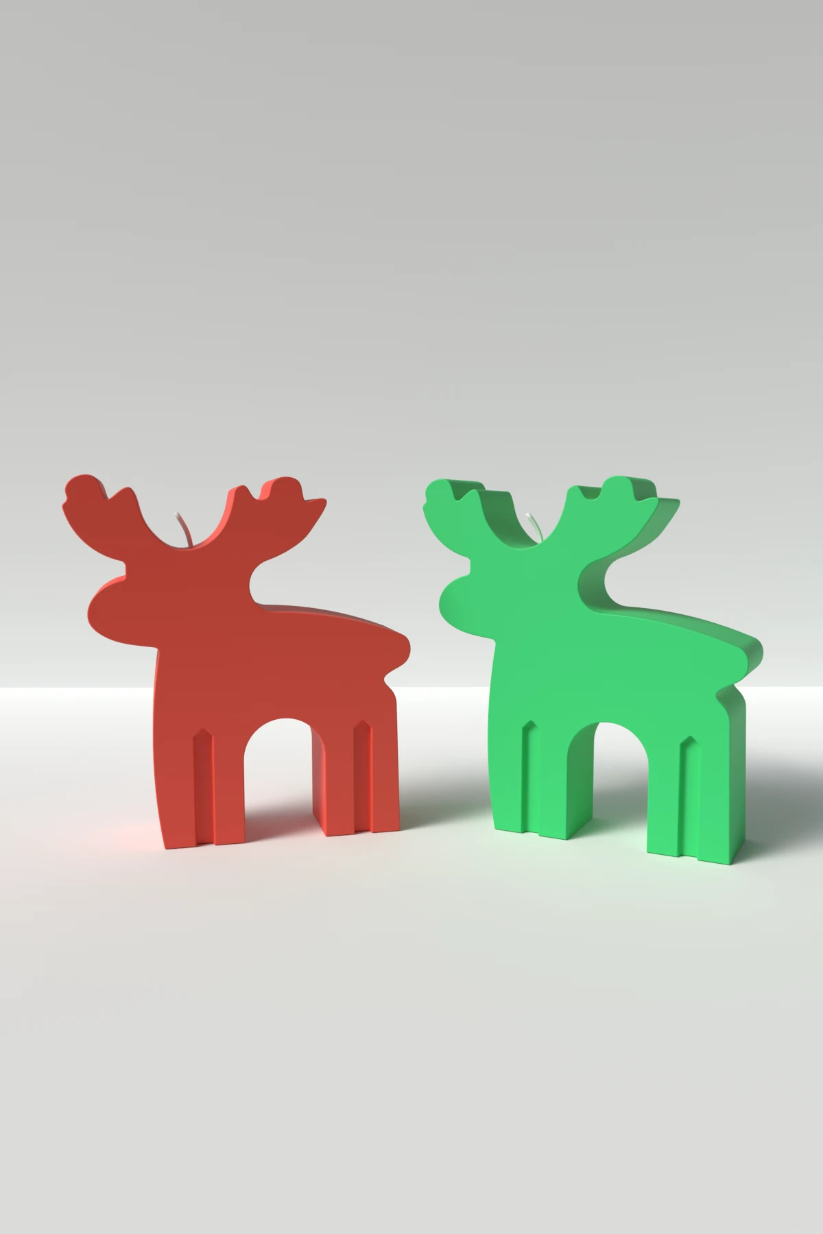 Geyik Mum silikon kalıp