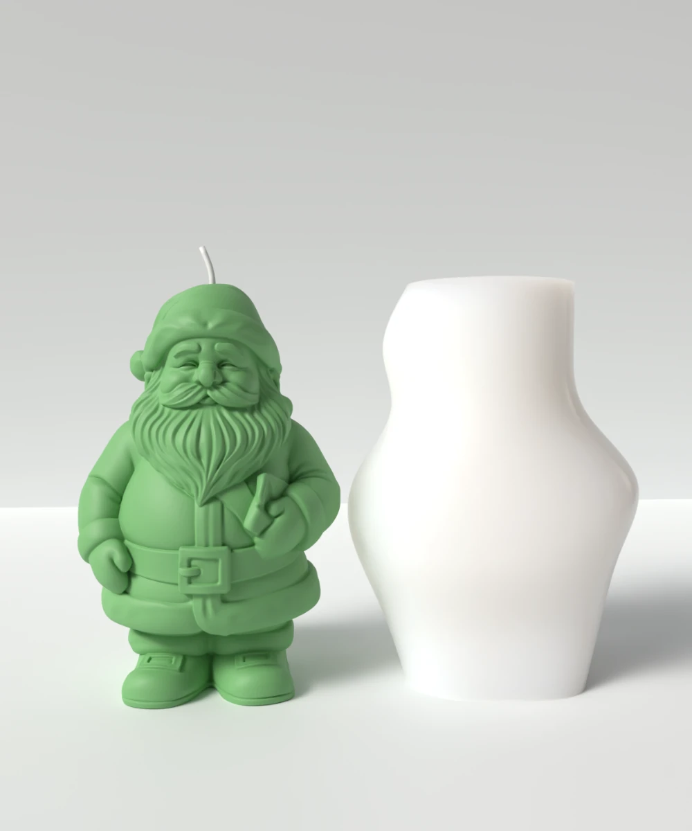 Noel Baba Mum Silikon Kalıp M2