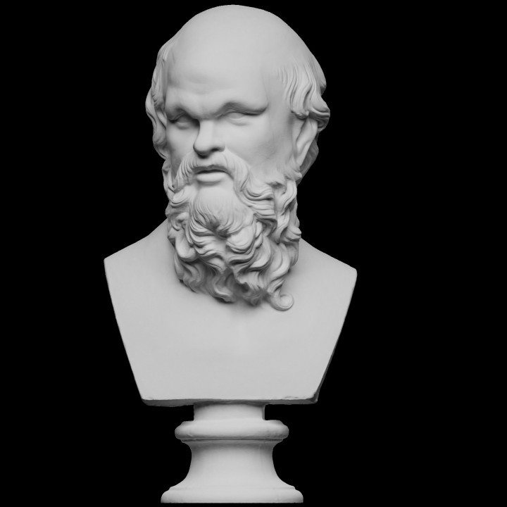 تمثال نصفي من سقراط