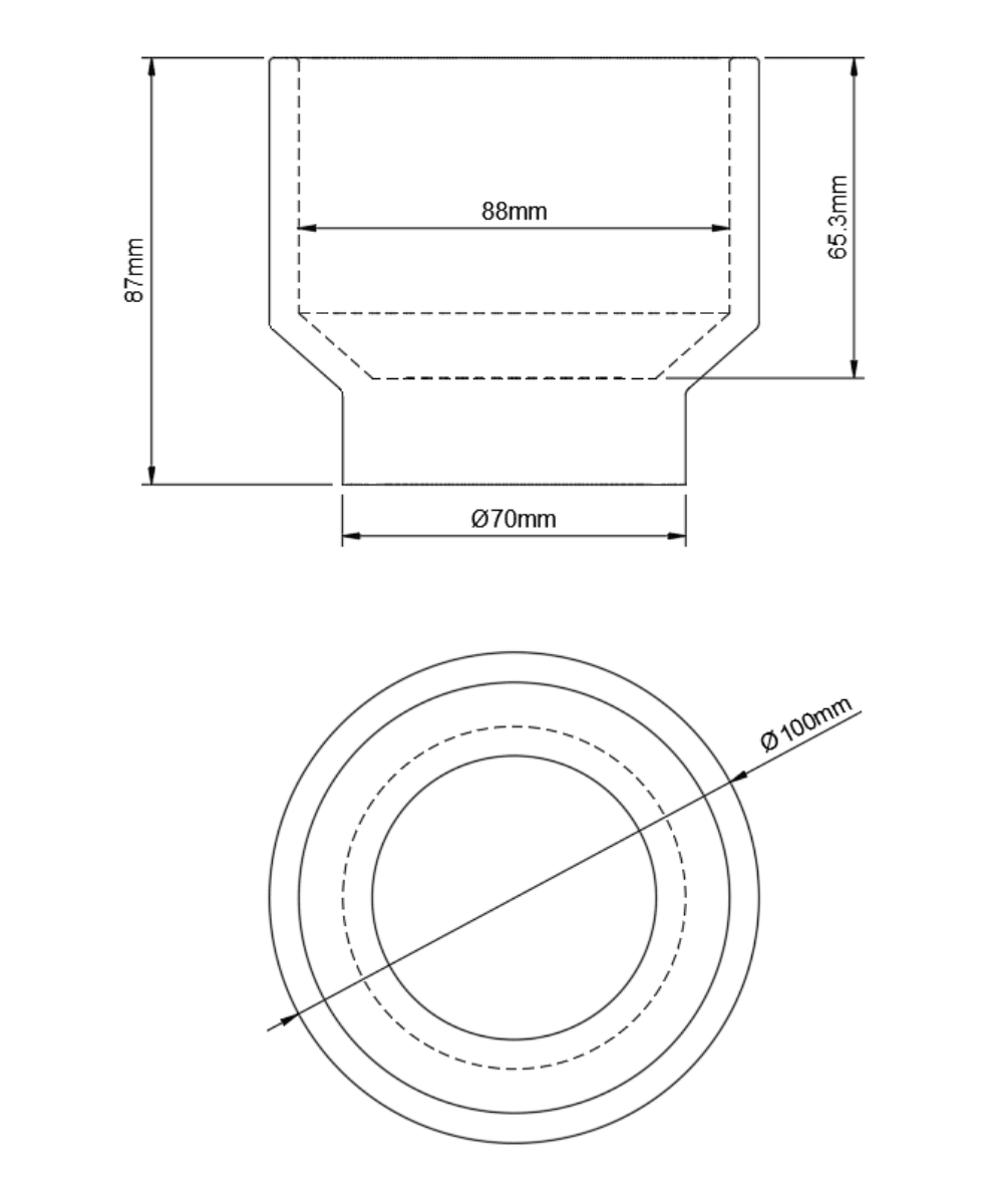 Bowl Mumluk / Saksı Silikon Kalıp M1