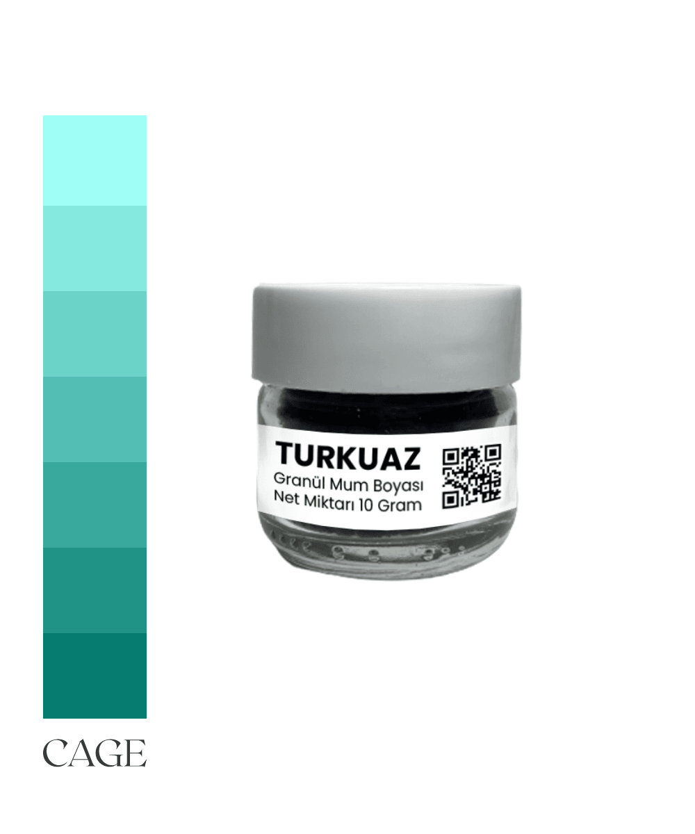 Turquoise granule candle paint 10 g