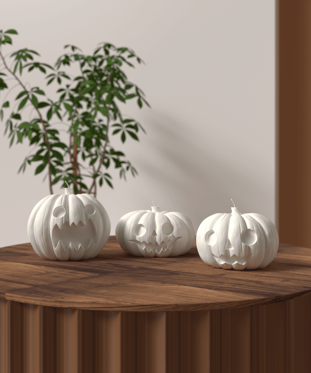 Halloween Pumpkin Mum 3lü