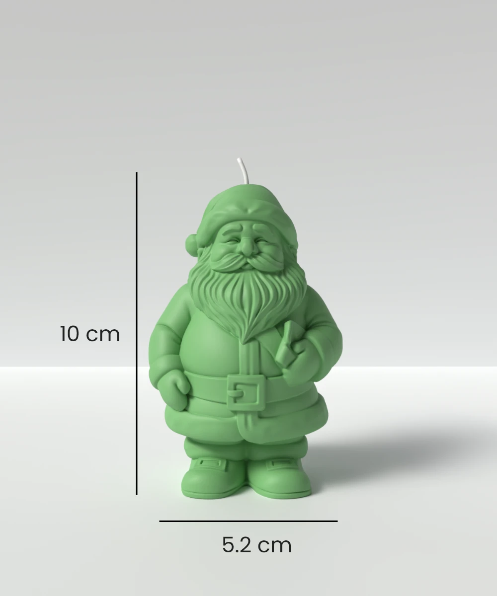 Noel Baba Mum Silikon Kalıp M2