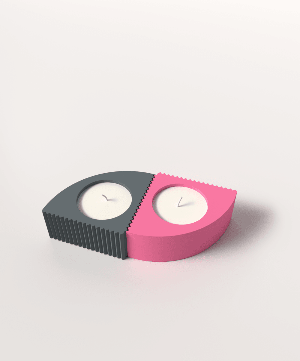 Beton Tealight / Mumluk Silikın Kalıp - H4