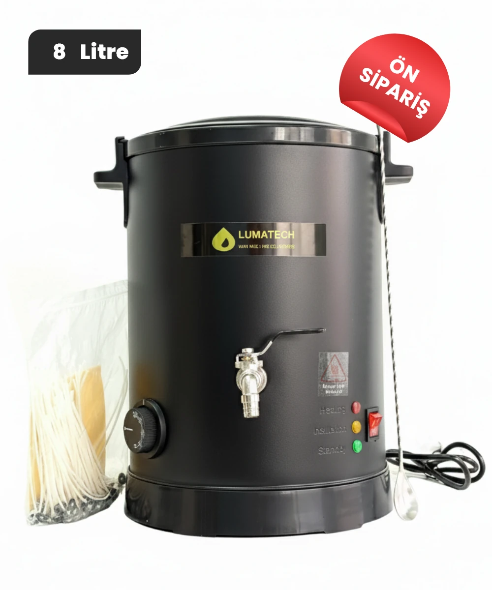 Mum Eritme Kazanı 8 Litre (Ön Sipariş)