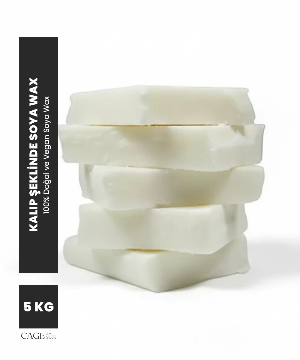 Doğal Soya Wax 5 KG (Kalıp şeklinde)