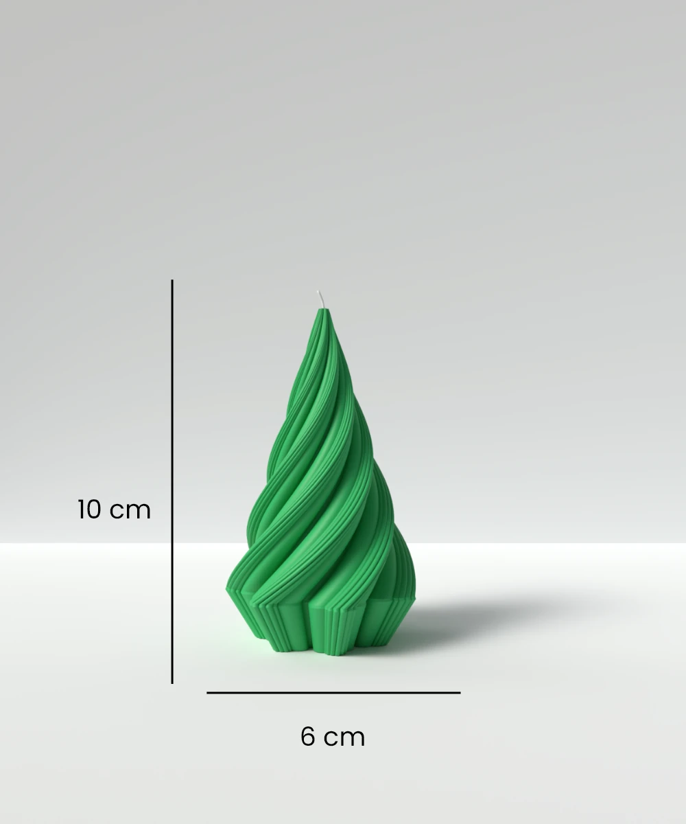 Desenli Ağaç mum Silikon kalıp