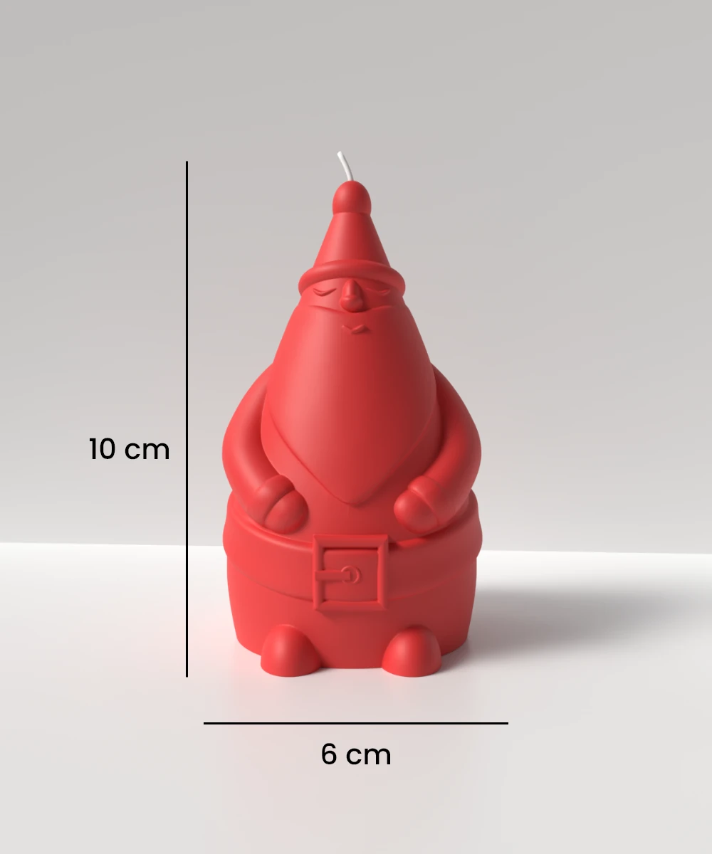 Noel Baba Mum Silikon Kalıp